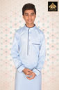 STDK12 | Shinny Thobe (Sky Blue & Navy Blue)