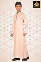STDK11 | Shinny Thobe (Light Peach & Dark Brown)