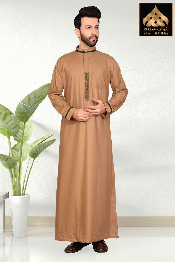 STEM17 | Classic Thobe (Brown & Dark Brown)