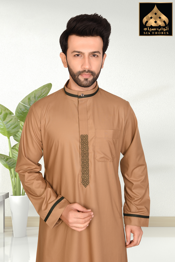 STEM17 | Classic Thobe (Brown & Dark Brown)