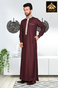 STM01 | Classic Thobe colar / cuffs (Maroon)