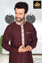 STM01 | Classic Thobe colar / cuffs (Maroon)