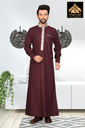 STM01 | Classic Thobe colar / cuffs (Maroon)