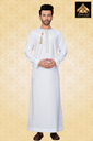 STOEM07 | Omani Thobe / Emb (White)