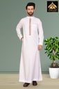 STEM16 | Classic Thobe (White & Brown)