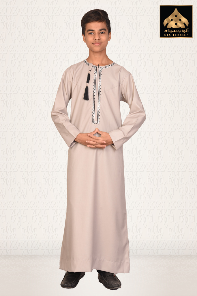 STOEK08 | Omani Thobe / Emb (Beige)