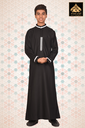 STEK15 | Classic Thobe (Black & White)