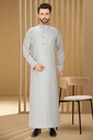 STMR-01 | Mid East Plain Thobe (Light Grey)