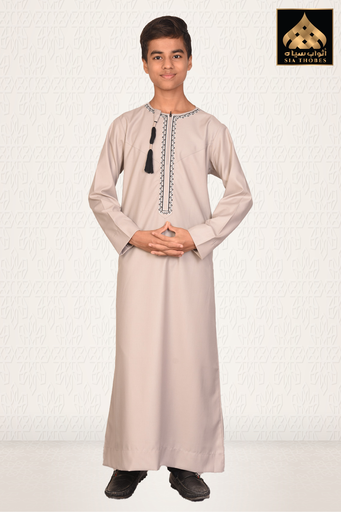 STOEK08 | Omani Thobe / Emb (Beige)