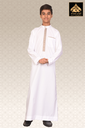 STEK16 | Classic Thobe (White & Brown)