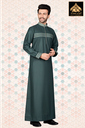 STTM95 | Designer Thobe (Sea Green & Olive Green)