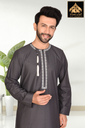 STOEM09 | Omani Thobe / Emb (Charcoal Grey)