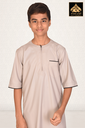STHM03 | Thobe H/S (Dark Cream & Black)