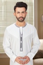 STMO-05	SIA Islamic Thobes for Men's Omani Style with Embroidery ( White )