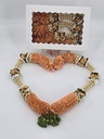 Garland (Pair Of Orange Colour For Occasions like Ameen, Bismillah, Mayo, Sanchak, Shadi, Dulha dulhan,Graduation etc)